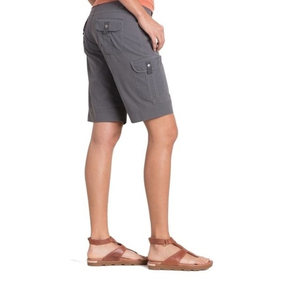 Kuhl Women's Splash cotton blend quick dry Shorts grey - Picture 8 of 8